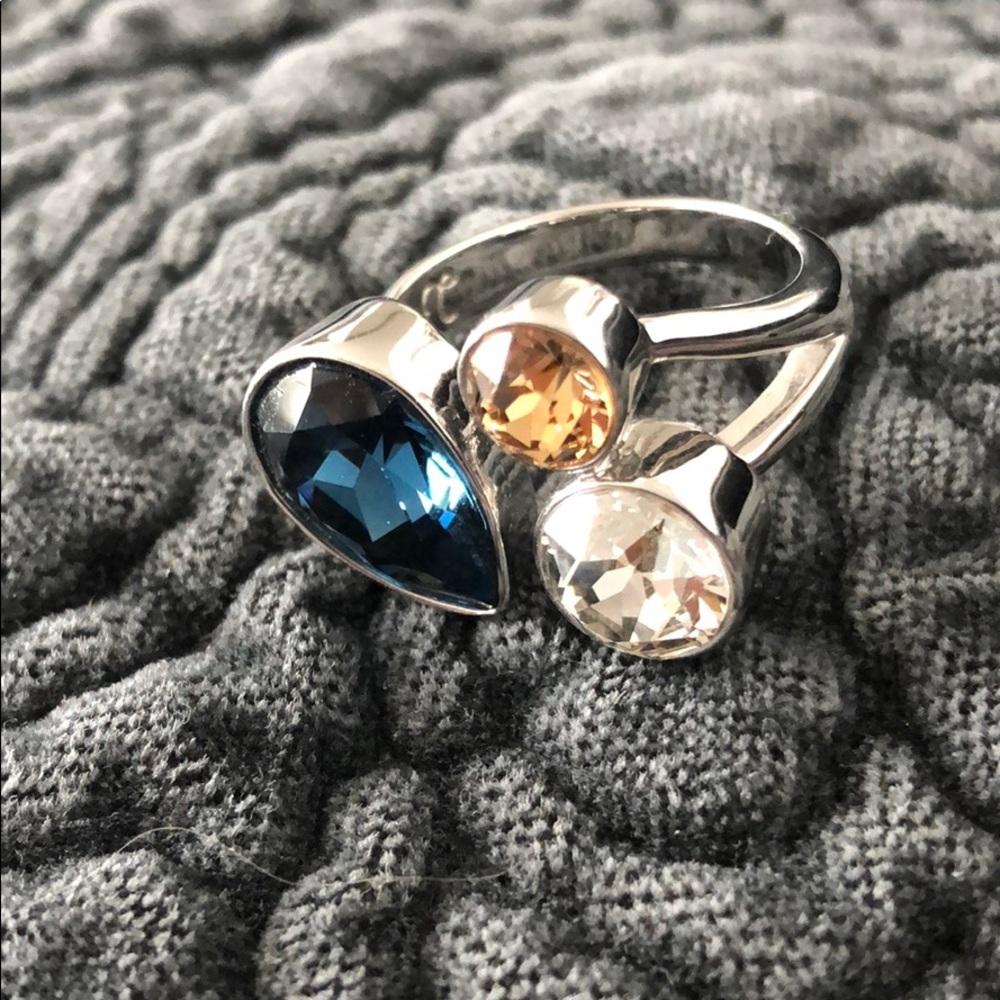 Touchstone crystal ring